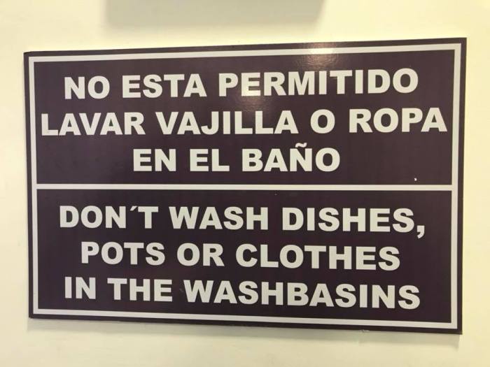 No Washing